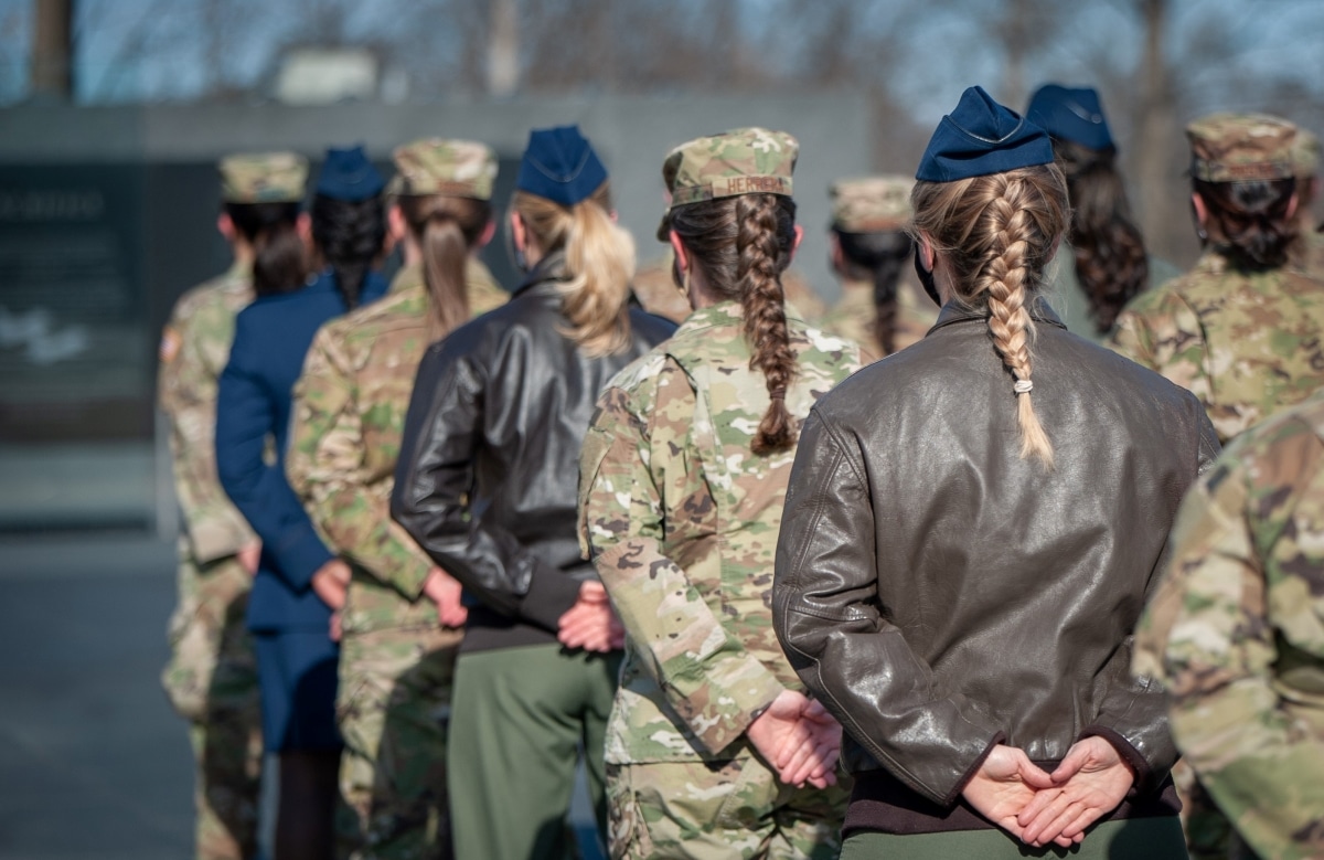 As an outcome of the 101st Air Force uniform board, Air Force women will be able to wear their hair in up to two braids or a single ponytail