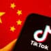 A china flag and TikTok app