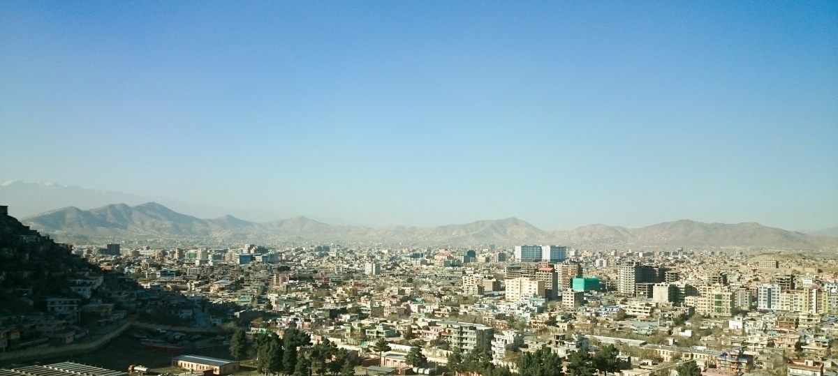 Kabul city buildings, Afghanistan capital