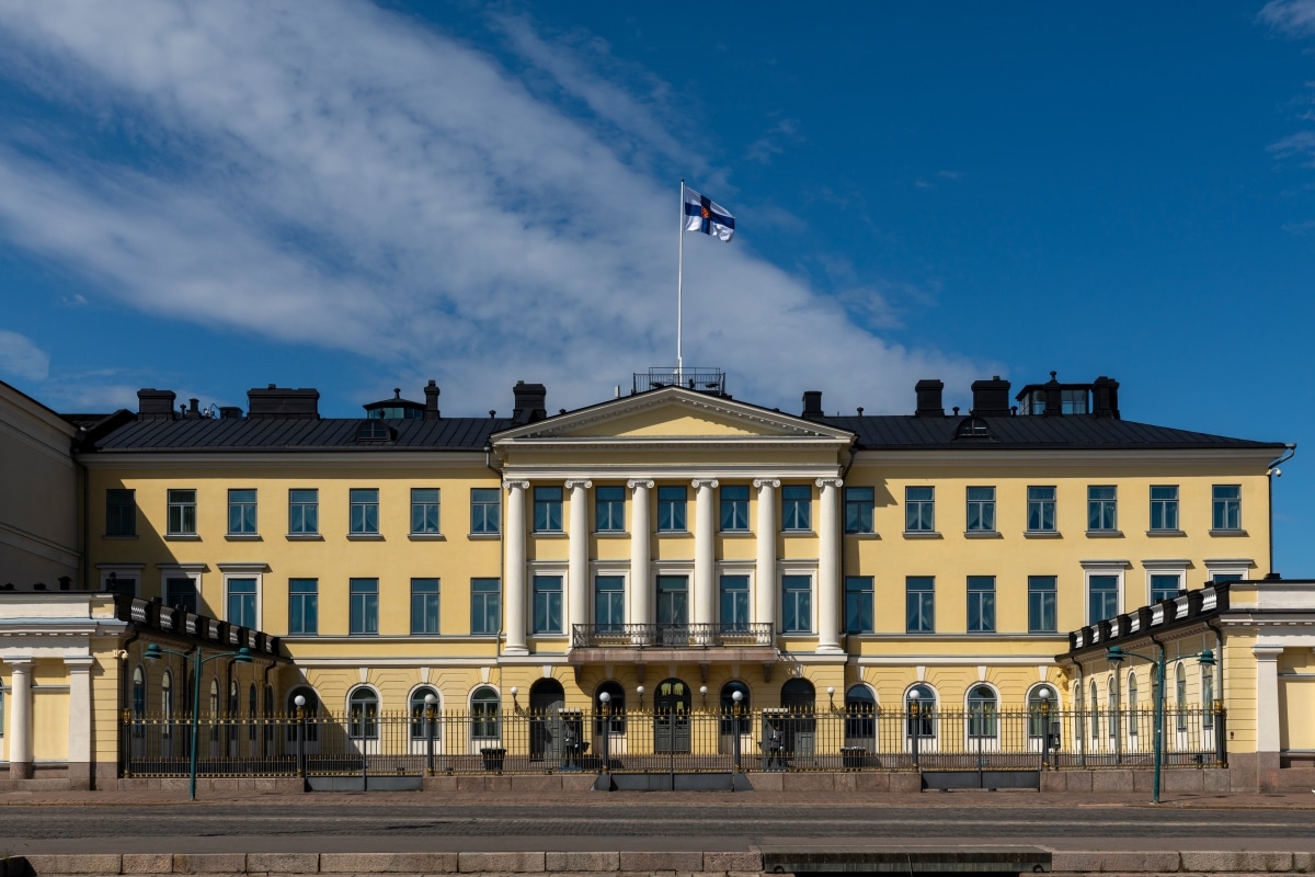 Helsinki, Finland - may 27th 2020: Finlands presidents ceremonial