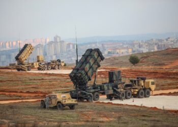 Kahramanmaraş, Turkey - 29 Ocak 2013: The American missile defense system Patriots was deployed to Turkey.