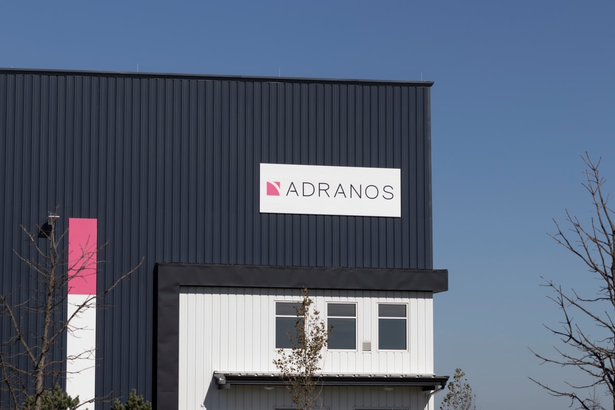W. Lafayette - Circa November 2022: Adranos corporate headquarters and fuel manufacturing facility. Adranos manufactures solid rocket motors.