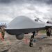 OSTRAVA, CZECHIA - SEPTEMBER 17, 2022: U.S. Air Force General Atomics MQ-9 Reaper unmanned combat aerial vehicle