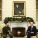 Ukraine's President Volodymyr Zelensky meets with US President Joe Biden in the Oval Office of the White House, in Washington, DC on December 21, 2022.