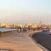 03. 03. 2020. Havana, Cuba. Sunset over the streets of the vibrant city along the sea side road also know as El Malecon.