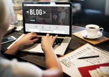 Blog Blogging Homepage Social Media Network Concept