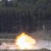 An M1A2 Abrams tank from 1st Battalion, 63rd Armor Regiment fires a round during training at Grafenwoehr, Germany, May 25, 2023.
