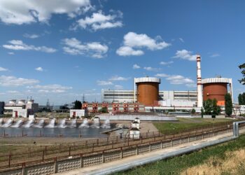 South Ukrainian nuclear power plant in Ukraine.