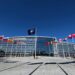 The national flags of countries member of the NATO fly outside the organisation headquarters in Brussels, Belgium on April 3, 2023.