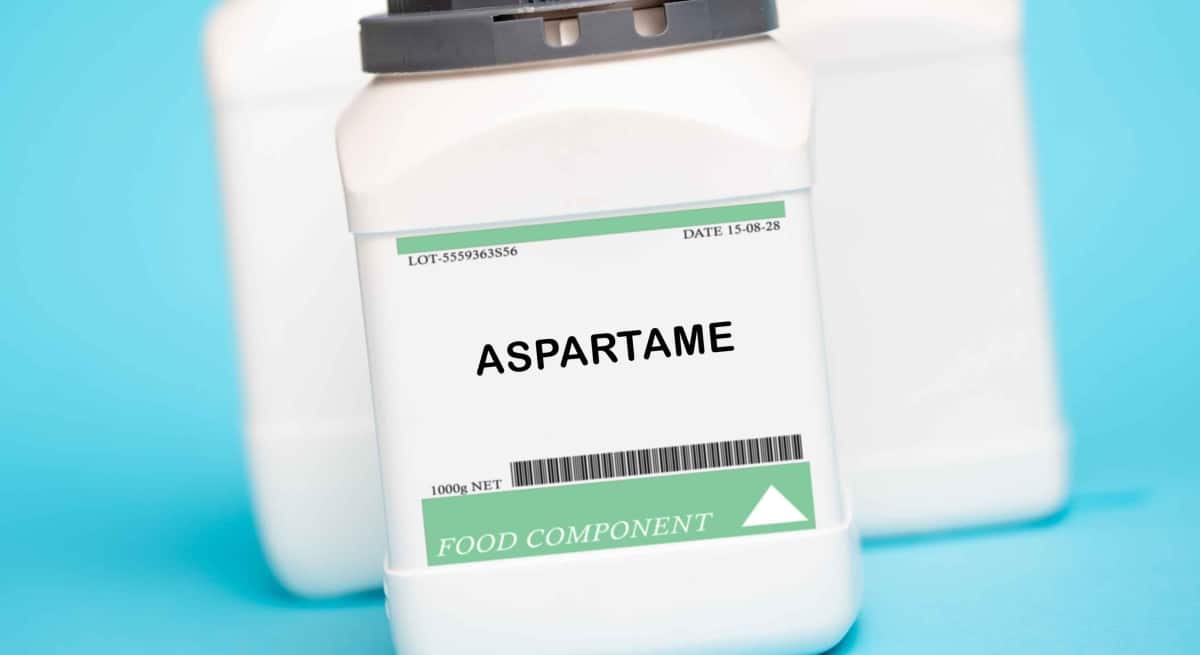 Aspartame is a low-calorie artificial sweetener that is approximately 200 times sweeter than sugar. It is commonly used in diet soft drinks,