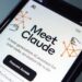 Vancouver, CANADA - May 21 2023 : Website of Claude seen in an iPhone screen. Claude AI is a ChatGPT like next-gen AI chatbot assistant produced by AI-driven startup Anthropic.