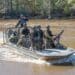 Naval Small Craft Instruction and Technical Training School (NAVSCIATTS) students from Africa Command (AFRICOM) participate in a Patrol Craft Officer Riverine training exercise on the Pearl River, near the John C. Stennis Space Center, Mississippi, Dec. 2, 2020.