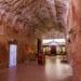 Coober Pedy, Australia - July 9, 2011: The interior of the underground Serbian Orthodox church