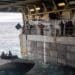 A Naval Special Warfare combatant craft assault launches from the well deck of amphibious transport dock ship USS John P. Murtha (LPD 26) during Operation POLAR DAGGER, Aug. 29, 2023.