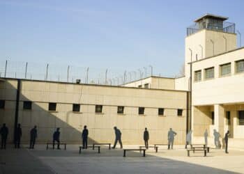 TEHRAN, IRAN - 29 January 2018. Interior of the newly opened Museum of the Qasr Prison in the former Qasr Prison, one of the oldest political prisons in Iran.