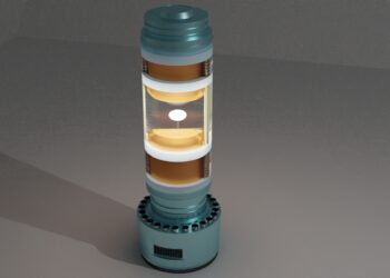 3D model of anti-matter container