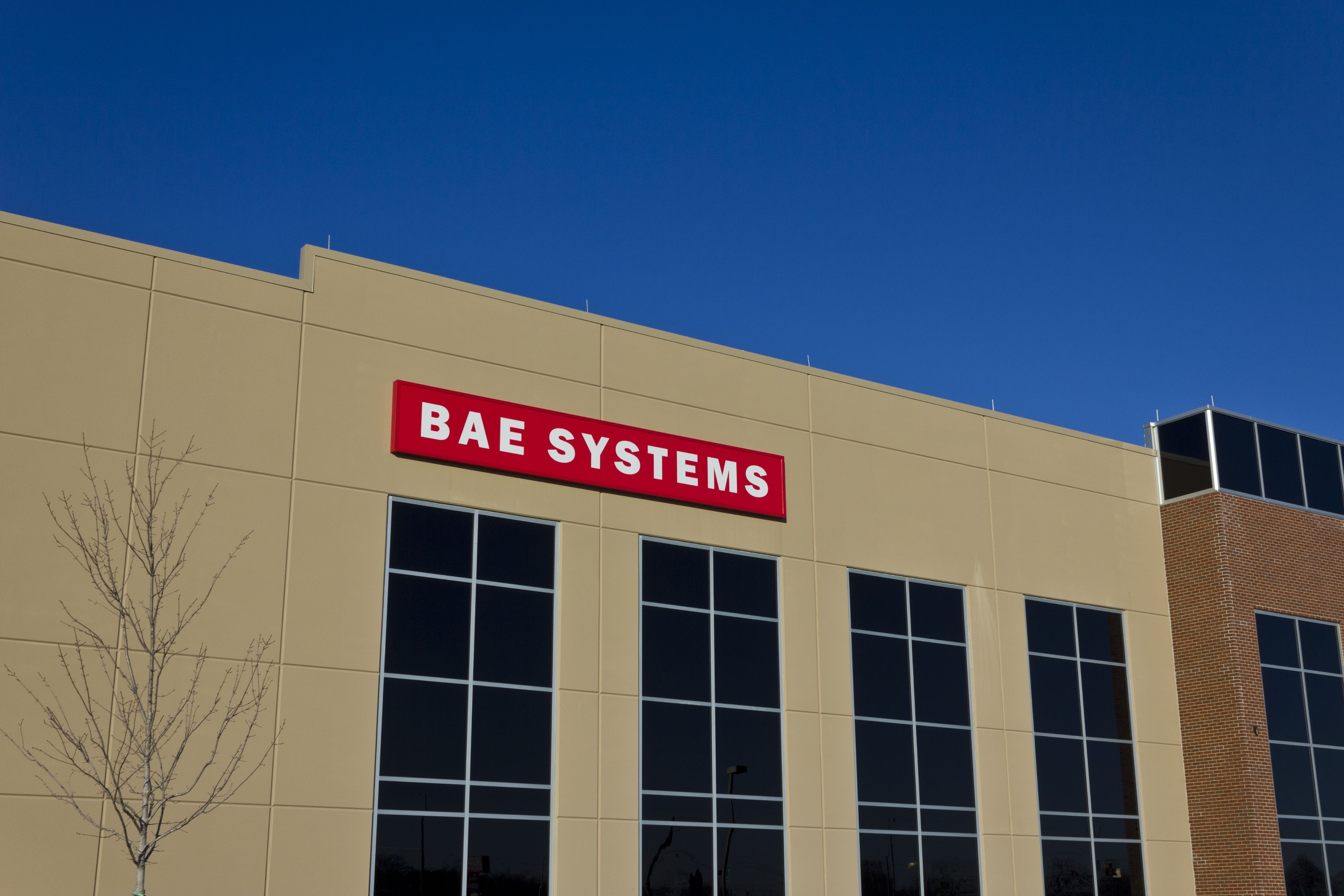 Ft. Wayne, IN - Circa December 2015: BAE Systems Manufacturing Facility. BAE Provides Advanced Aerospace Solutions I