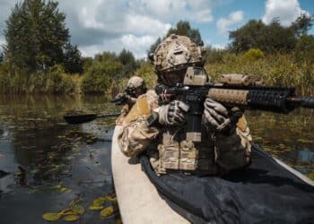 Spec ops in the military kayak