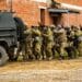 Ukrainian soldiers conduct urban operations, during Rapid Trident 2021. Soldiers from 15 nations participate in the exercise. Americans observe as Ukrainian, Polish, and Lithuanian soldiers conduct urban operations against Ukrainian OPFOR.