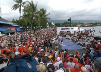 ironman finish line