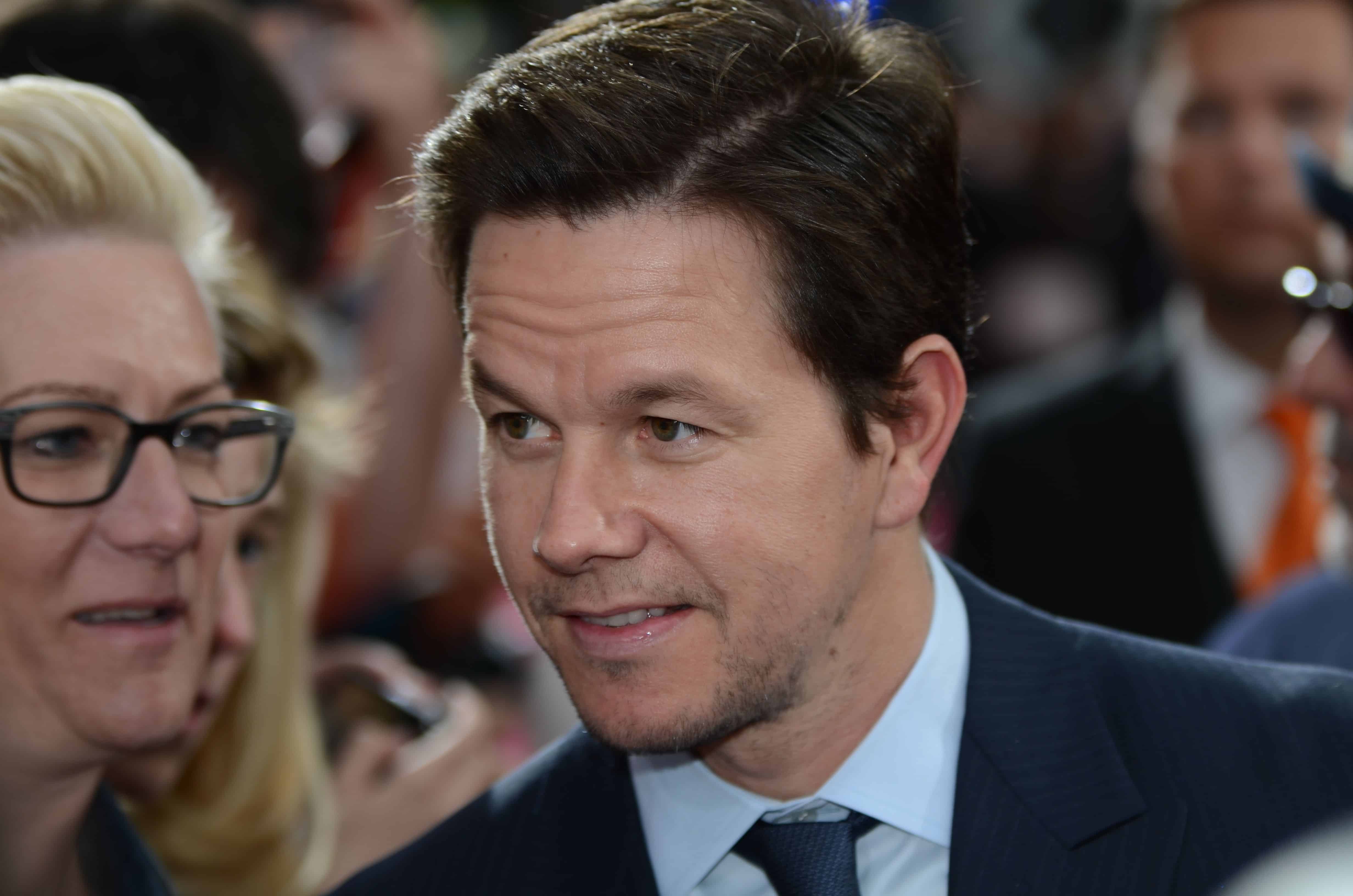 BERLIN - GERMANY - JUNE 29: Mark Wahlberg with Fans at the European premiere from Transformer 4 - Age of Extinction at CineStar,Sony Center on June 29, 2014 in Berlin, Germany.