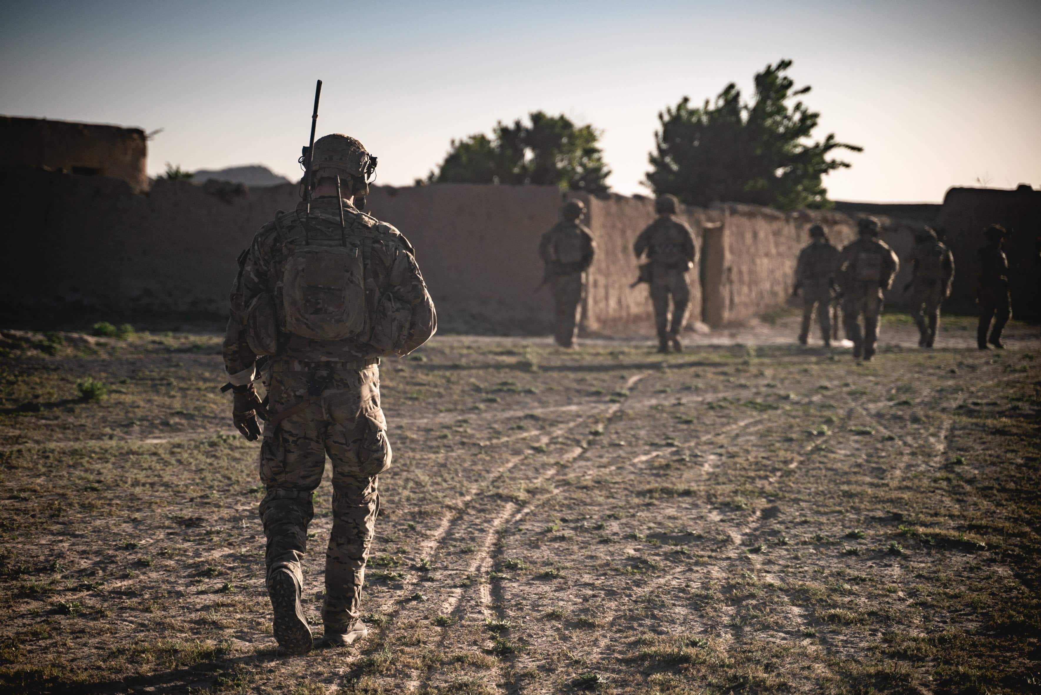 U.S. special operations service members conduct combat operations in support of Operation Resolute Support in Southeast Afghanistan, May 2019. RS is a NATO-led mission to train, advise, and assist the Afghan National Defense and Security Forces and institutions. (U.S. Army photo by Sgt. Jaerett Engeseth)