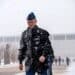 U.S. AIR FORCE ACADEMY, Colo. – Cadets cross the Terrazzo braving winter weather caused by a sudden snow squall on Feb. 24, 2020 at the U.S. Air Force Academy. (U.S. Air Force photo/Trevor Cokley)