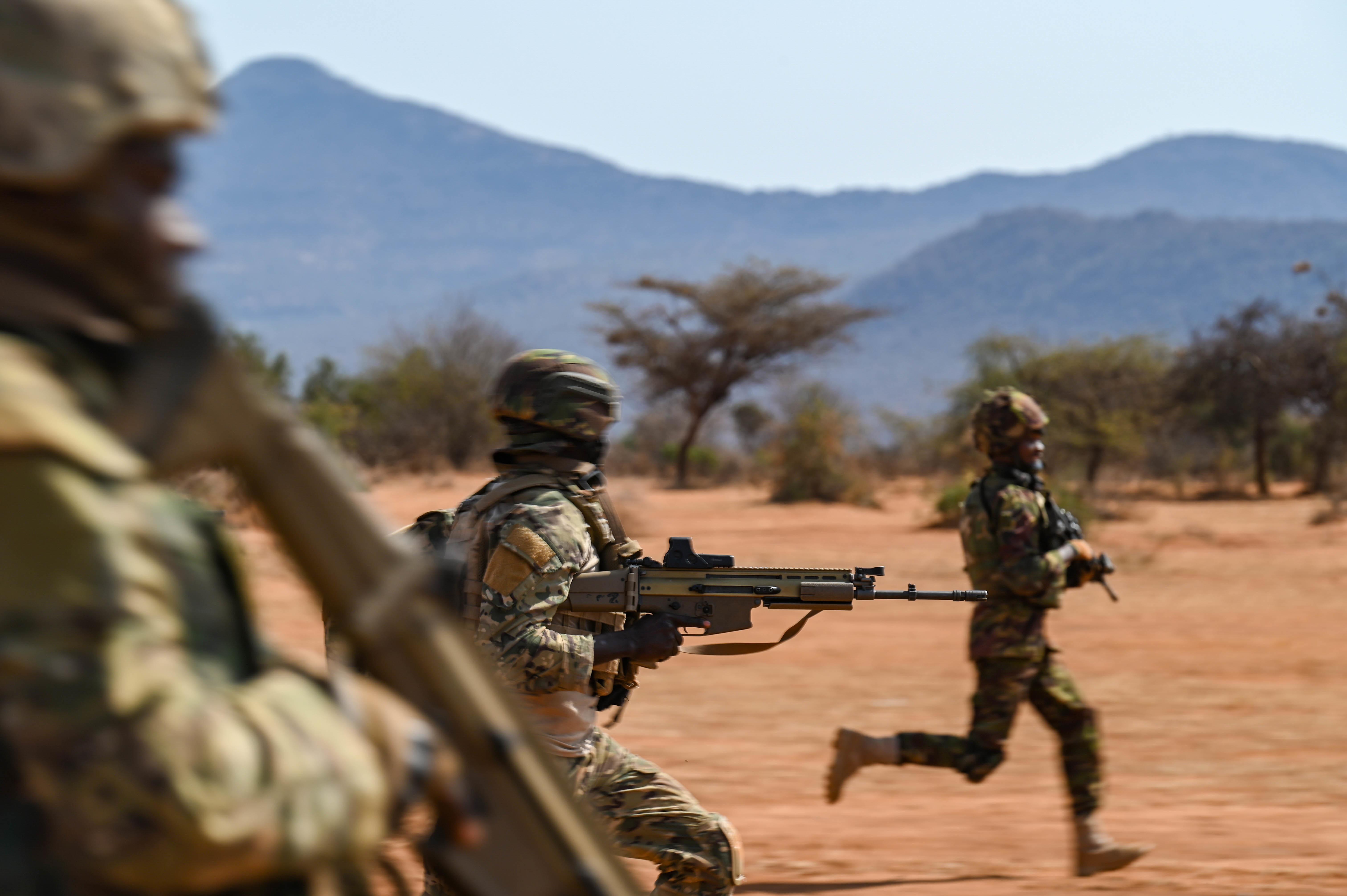 Isiolo, Kenya -- Special Operations Command Africa forces partnered with members of the Kenya Defence Force for a Joint Combined Exchange Training in Isiolo, Kenya that concluded July 11, 2022.