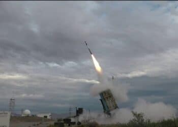 The Marine Corps’ Medium-Range Intercept Capability prototype successfully hit several simultaneously-launched cruise missile representative targets during a recent live-fire test. The MRIC prototype provides the Marine Corps point defense in an expeditionary package and is critical to Force Design 2030, the Corps’ modernization blueprint. (Courtesy photo by Michael Klapp)