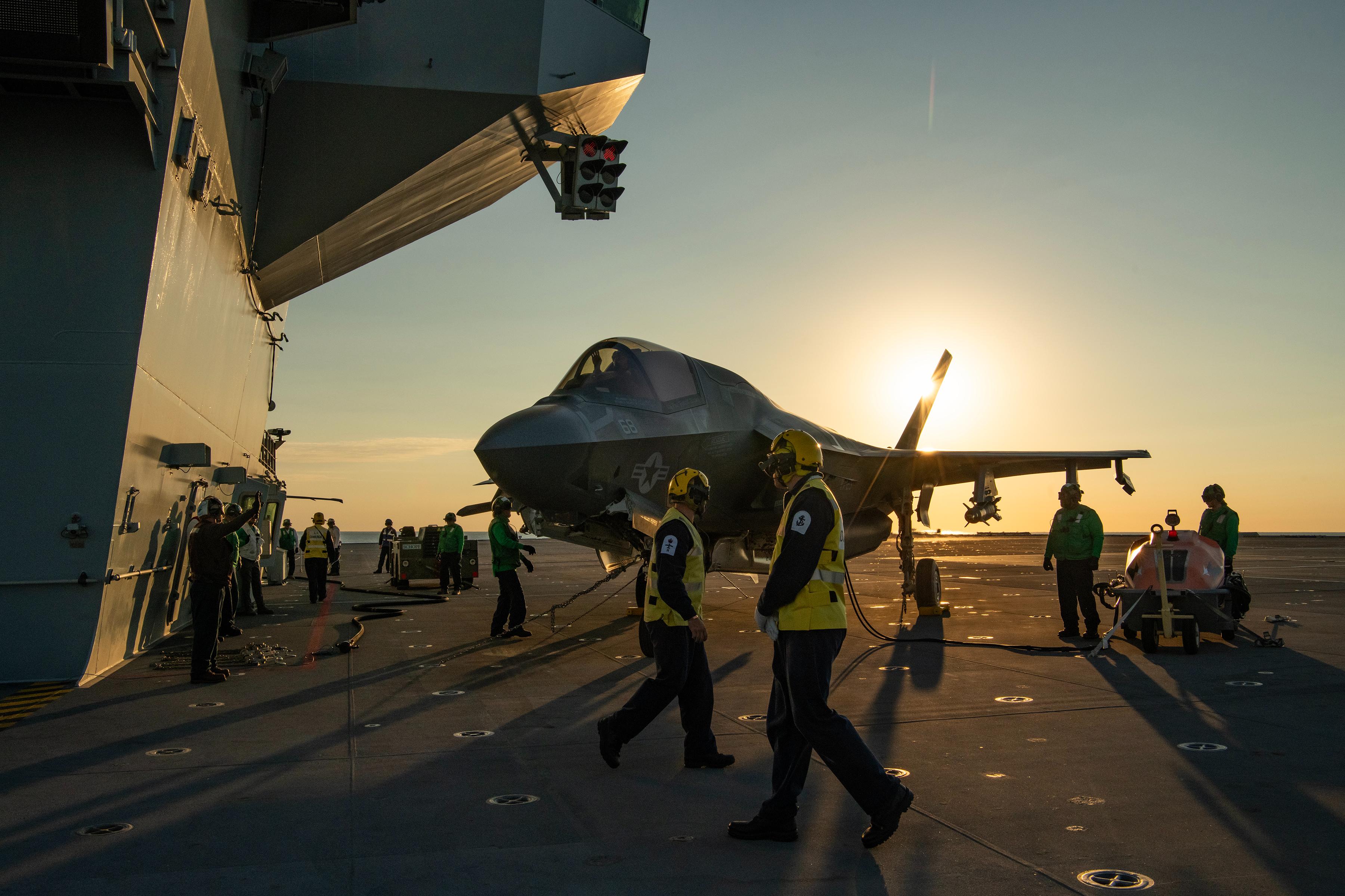 It takes an integrated team to successfully conduct F-35B developmental phase 3 (DT-3) flight trials aboard the U.K.’s biggest warship. Two or more teams combining into one begins with a willingness to do so, two-way communication, detailed planning, thorough preparation, and continues throughout execution. A fortnight into this deployment, the PAX ITF test team and HMS Prince of Wales ship’s company are bearing the fruit of work done before they got underway. And, bearing down—together—on the goals for the trials.