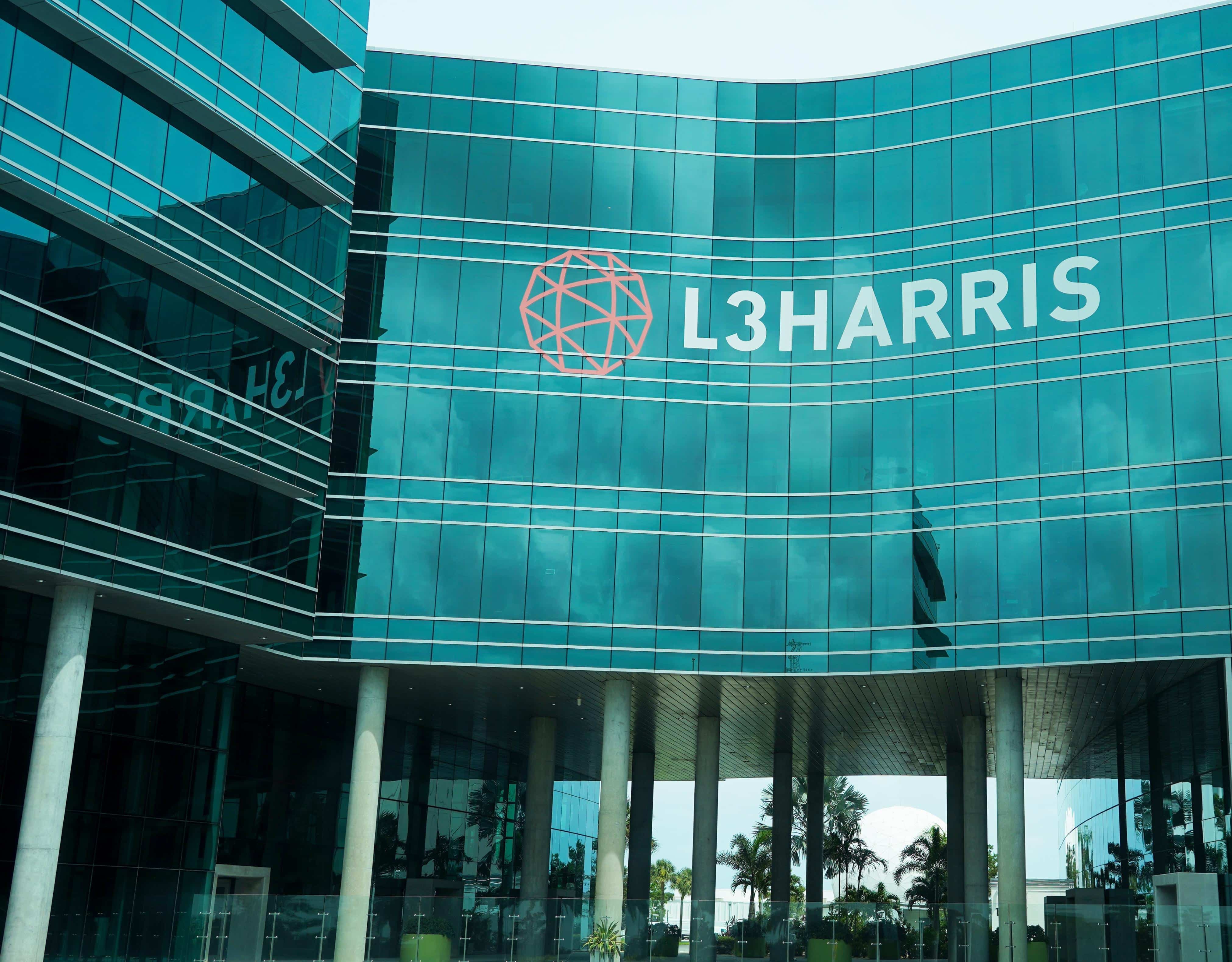Palm Bay, Florida USA - August 28, 2021: L3Harris Technologies Building.