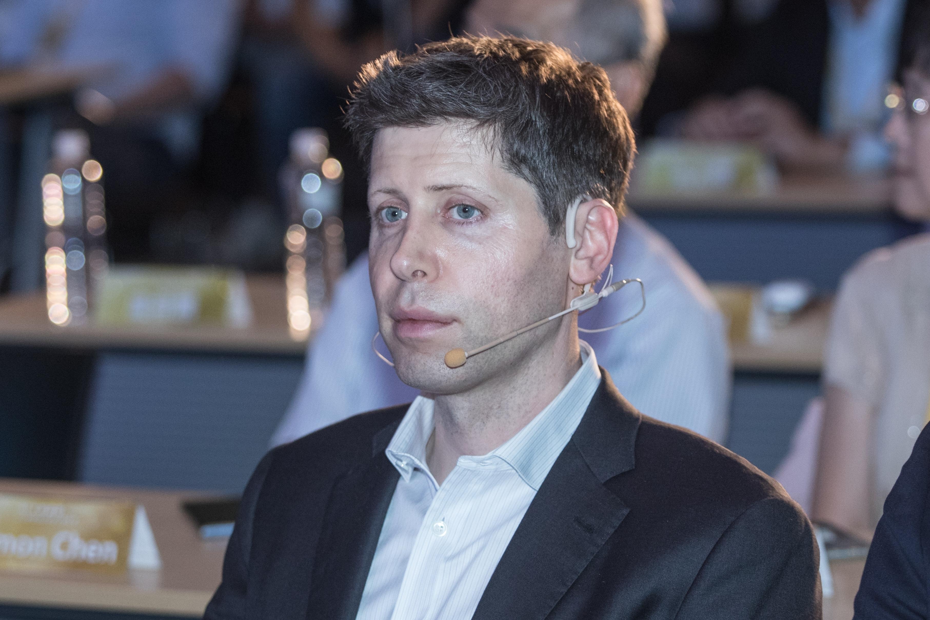 OpenAI CEO Sam Altman attends the artificial intelligence(AI) Revolution Forum in Taipei on September 25, 2023.