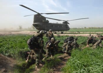 Afghan national army commandos along with coalition forces conducted a cordon and search in Nangarhar province, Afghanistan, March 18, to look for illegal items. Found during the search were more than 1,000 AK-47 rounds, RPG boosters, and hashish. The Afghan commandos are the elite soldiers trained in a similar fashion to U.S. Army Rangers.