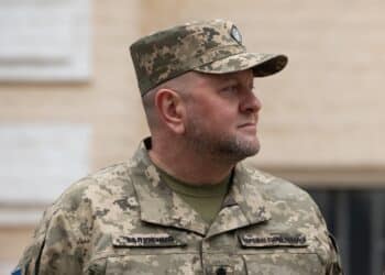 Kyiv, Ukraine, October 01 2023. Commander in Chief of the Ukrainian Armed Forces Valeriy Zaluzhnyi.