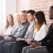 Group Of Diverse People Waiting For Job Interview In Office