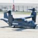 A U.S. Air Force CV-22B Osprey, attached to the 352d Special Operations Wing at RAF Mildenhall, U.K., prepares to depart Naval Support Activity (NSA) Naples after refueling, Aug. 12, 2020. NSA Naples