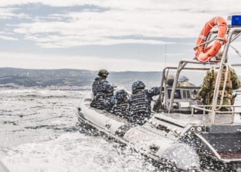 Naval Special Operations Forces from Croatia, Hungary, and the U.S. conduct maritime training in the Adriatic Sea during the Black Swan 21. Black Swan 21 is the annual Hungarian-led multinational special operations forces exercise conducted in Croatia, Hungary, Slovakia, and the United States.