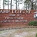 A welcome sign stands outside of the Holcomb Gate on Marine Corps Base (MCB) Camp Lejeune, North Carolina, Jan. 8, 2008. MCB Camp Lejeune has been noted as the Home of the Expeditionary Forces in Readiness; directly supporting the II Marine Expeditionary Force. (Photo courtesy of U.S. Marine Corps)