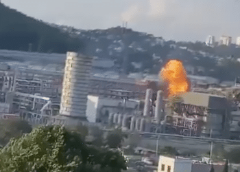 Ukrainian Drone Strike Targets Russian Oil Refinery and Military Air Base