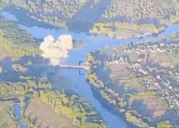 Ukraine AirForce Destroys Second Bridge in Russia’s Kursk Region