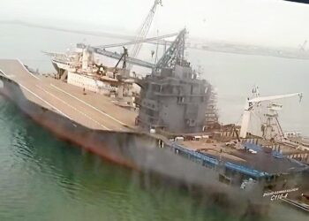 Iran Unveils First Look At Its ‘Strange’ Aircraft Carrier, Shahid Bagheri