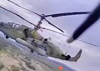 Ukraine’s SSO Shares Unverified Video Claiming FPV Drone Strike on Russian Ka-52