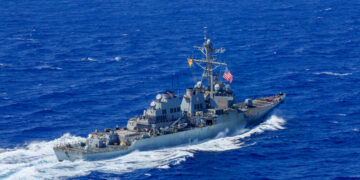 Two Venezuelan F-16 Fighter Jets Conduct Flyover of U.S. Navy Destroyer as U.S. Moves F-35s to Caribbean