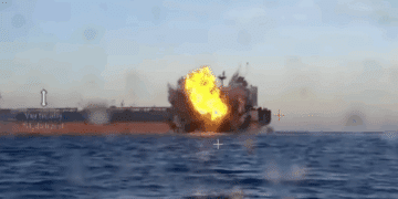 Ukrainian Naval Drones Hit Russia’s Shadow Fleet in Black Sea