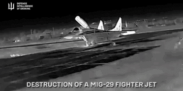 Ukrainian ‘Ghosts’ Destroy Russian MiG-29 in Crimea