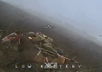 Video Shows Russian Soldier on Horse Killed by Drone Strike in Donetsk