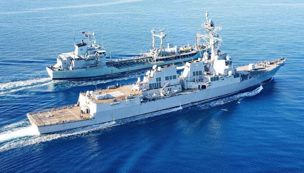 US Navy Destroyer and Supply Ship Collide in Caribbean