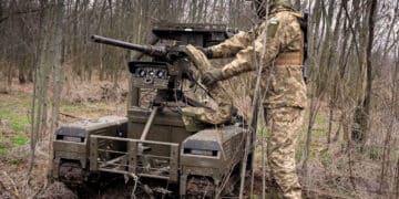 Ukrainian Ground Robot Captures Three Russian Soldiers in Unmanned  Assault