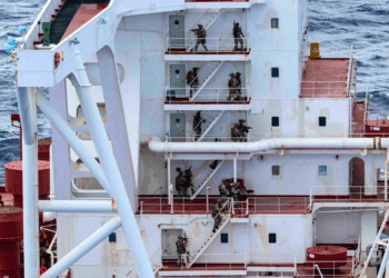 U.S. Forces Board Sanctioned Oil Tanker in the Indian Ocean