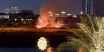 C-RAM Air Defense Intercepts Rockets and Drones at U.S. Embassy in Baghdad